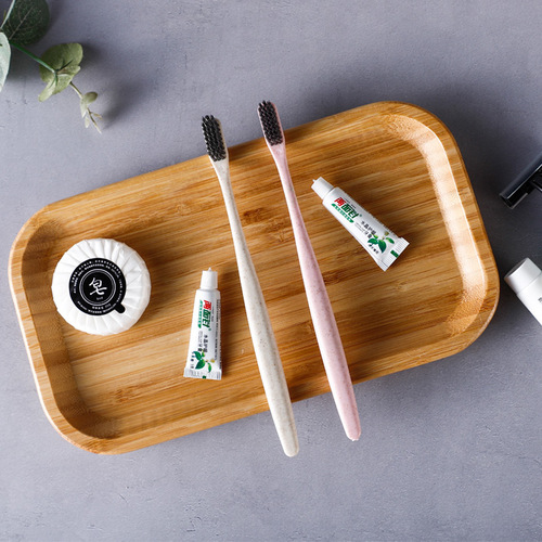 Hotel disposable toothbrush with toothpaste, soft-bristle tooth set, toiletries, B&B, hotel, special home hospitality