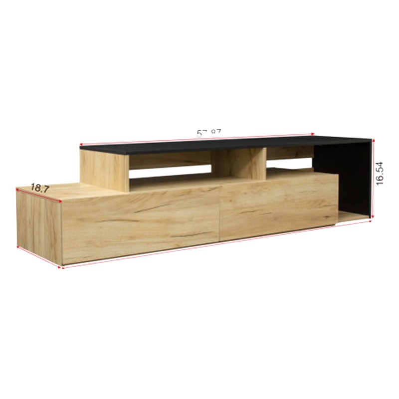 Comercio al por mayor sala de estar dormitorio piso TV gabinete moderno minimalista de almacenamiento gabinete largo pequeño apartamento balcón armario