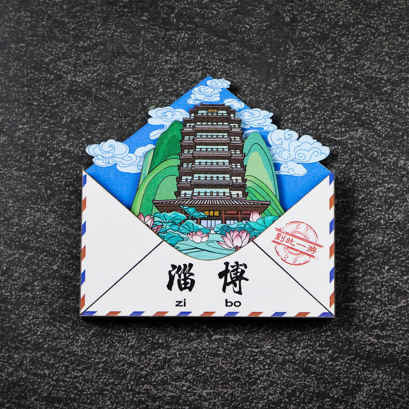 中国都市人気観光名所木製冷蔵庫マグネットカスタマイズされた文化的で創造的な北京パンダ diy マグネット強力な吸引|undefined