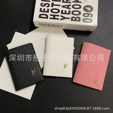 厂家批跨境烫金证件套皮革护照包护照夹LOGO护照套大牌YLS杨树林