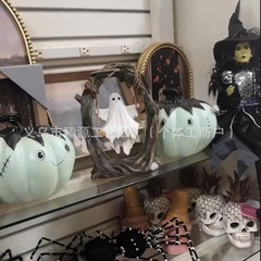 クロスボーダーウォールステッカーハロウィンゴーストスイングシャドウ、ツリーゴースト装飾装飾品