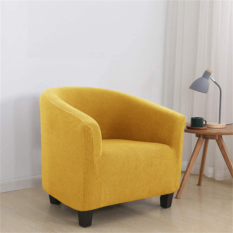 Thickened Corn Kernel Semicircle Sofa Cover Club Single Sofa Cover Home Hotel Anti-Slip Sofa Dust Cover