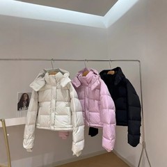 Lulu同金Wunder puffシュークリーム四格ダウンジャケット保温ショートカジュアル帽子コート新作女性
