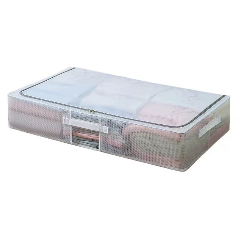 Transparent waterproof bed, duvet, foldable handheld storage box, wholesale