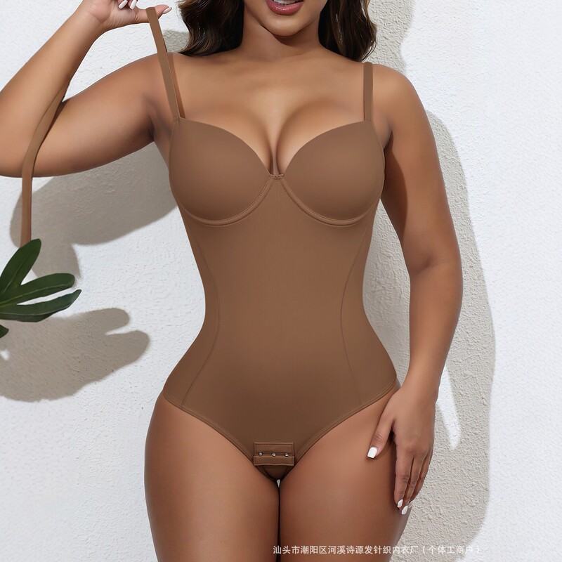 Xiyin cross-border European and American style shapewear bodysuit with underwire bra, tummy control, hip lift, seamless shaping underwear Xiyin cross-border European and American style shapewear bodysuit with underwire bra, tummy control, hip lift, seamless shaping underwear