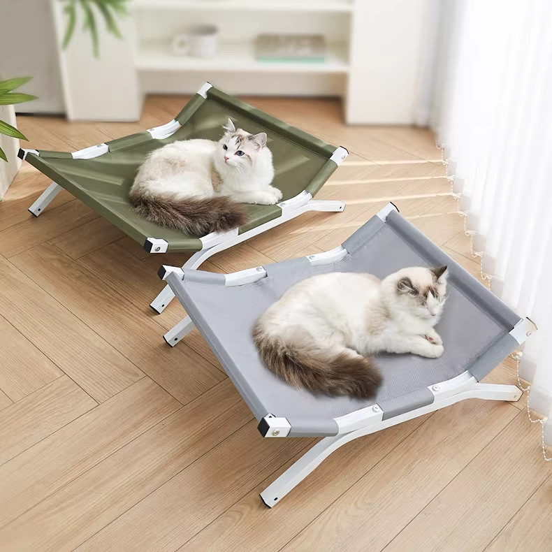 Cama para gatos Four Seasons Universal Nuevo tipo de nido para dormir para gatos Sensación fresca Cama para perros Pequeña hamaca para perros Cama para gatos Cama para mascotas Verano