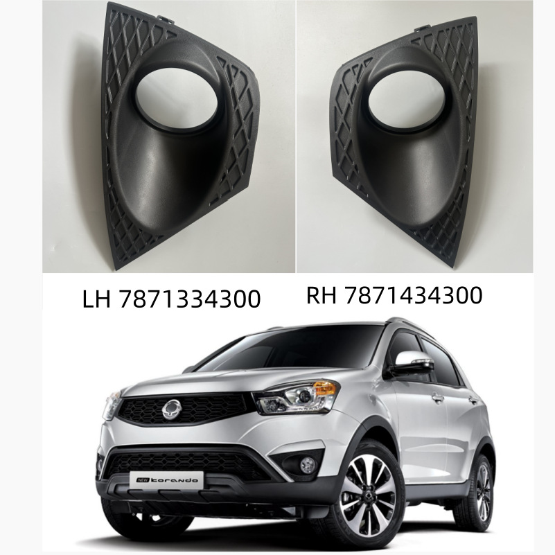 Suitable for Ssangyong Korando New Model 2013-2017 Front Fog Lamp Frame Left 7871334300 Right 7871434300