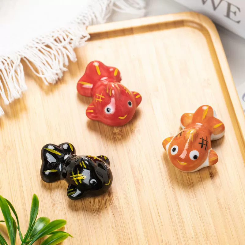 Оптовая продажа керамические палочки для еды держатель палочки для еды держатель палочки для еды милый карп креативный дом отель палочки для еды держатель палочки для еды