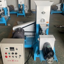 鱼塘养殖饲料膨化机 罗非鱼鲤鱼饲料加工设备 玉米大豆膨化生产线