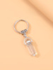 Accessory, crystal, metal pendant, keychain, European style