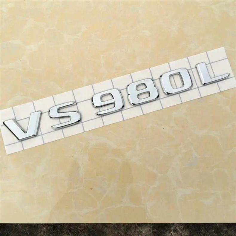 Mercedes-Benz V260L modified with Maybach VS680L tail emblem, VS980L lettering, and 560 car emblem, featuring English lettering
