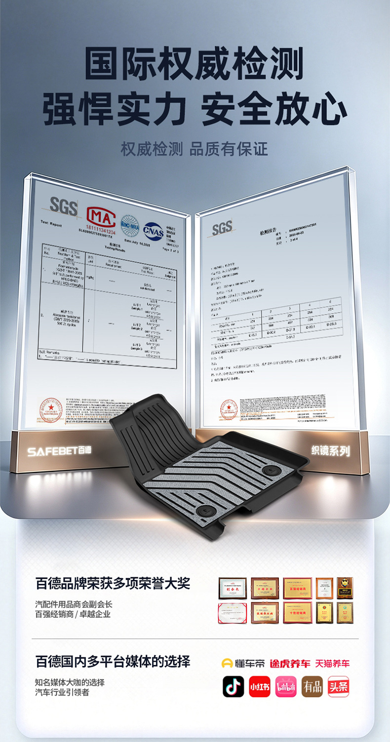 BMW X1IX1X3 IX3X4X5LX7M2M3M4i3 i5 2 Series 3 Series 4 Series 5 Series 7 Series TPE Car Floor Mats