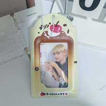 樱桃布丁ins卡套PVC可爱爱豆追星饭卡校园卡挂件小卡收纳展示