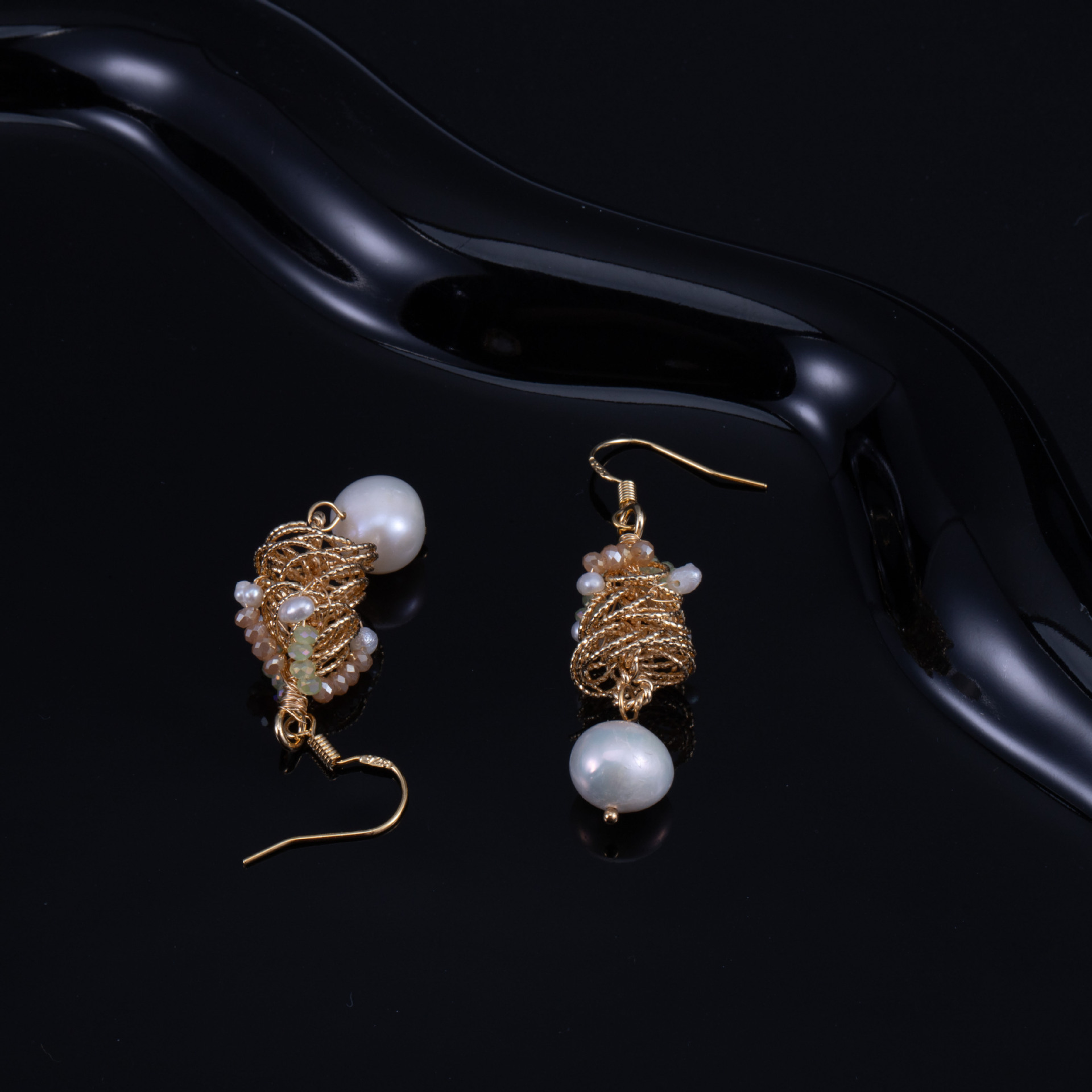 Copper Gold Color  Earring