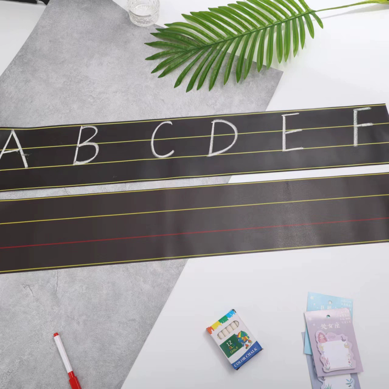 Английский пиньинь учебное оборудование с четырьмя линиями и тремя сетками на магнитной доске