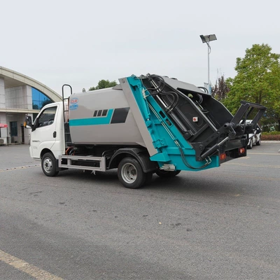 compression of municipal solid waste for – Elektrik zibil maşınları