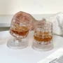 复古浮雕威士忌酒杯