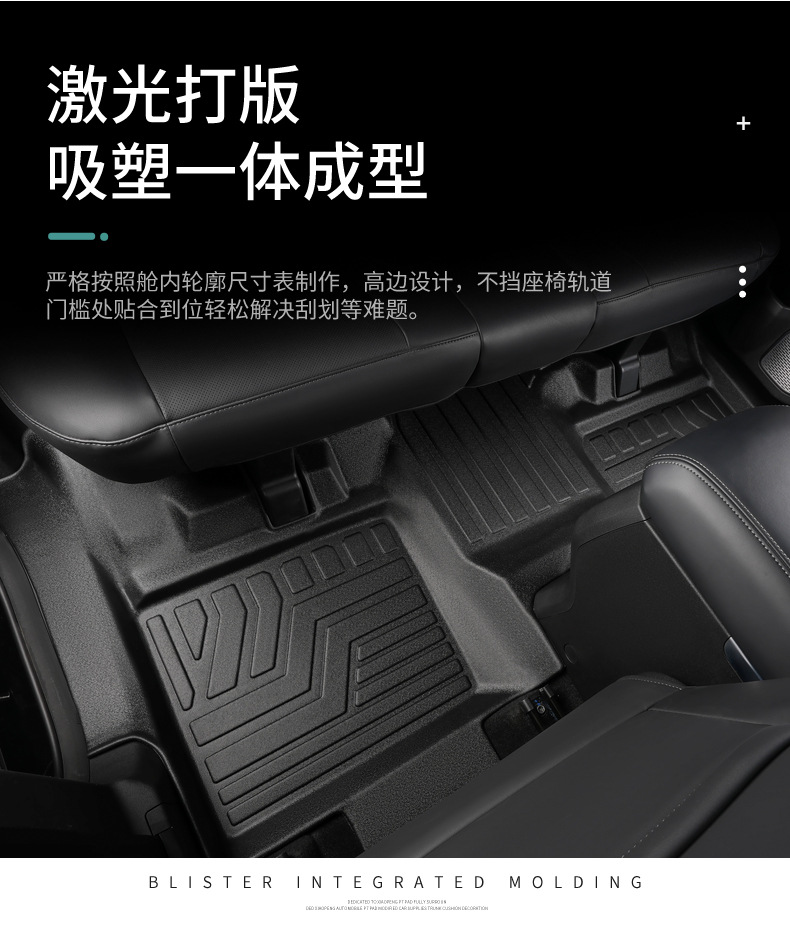 TPE Car Floor Mats for BAIC BJ212 Interior Decoration