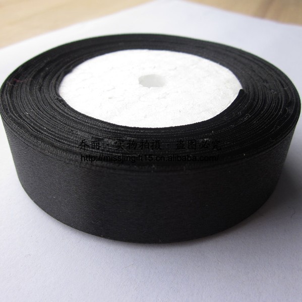 25MM cinta arco cinta caja de regalo decoración de flores cinta de poliéster Ropa Accesorios cinta 8 puntos