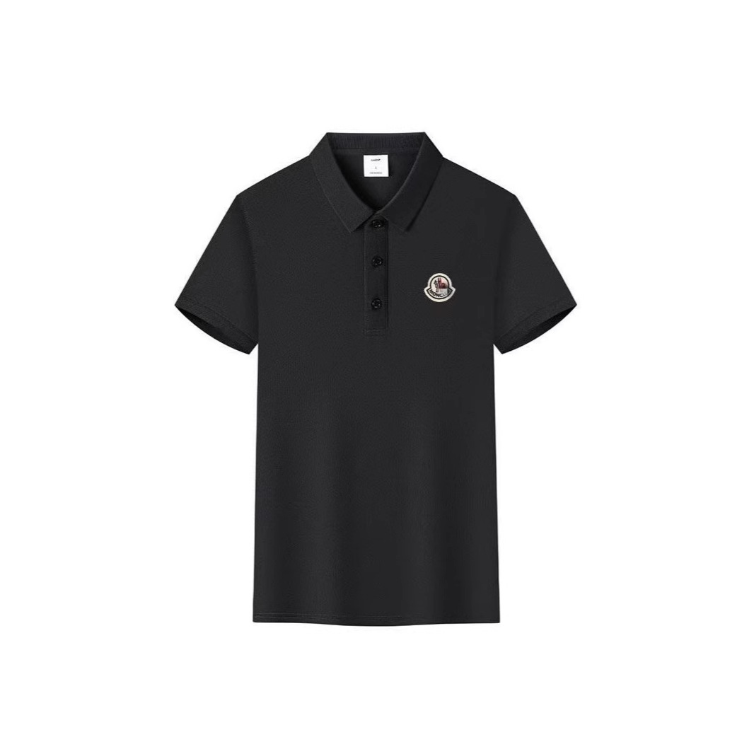 Cross-Border Summer Men's New Trendy Brand Simple Embroidered Pure Cotton Casual Short-Sleeve Business Polo Shirt