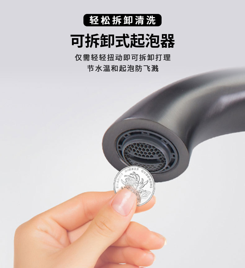 New retro faucet, household washbasin, bathroom cold and hot washbasin, black factory wholesale, cream white undefined