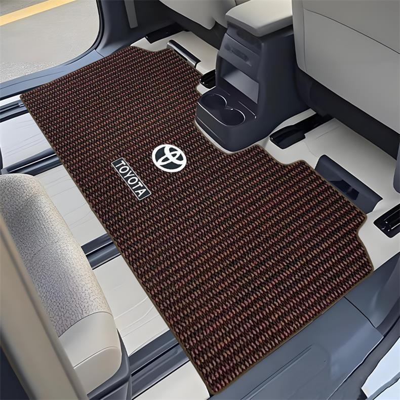 Suitable for Toyota Sienna Grevia Middle Row Special Floor Mats, Non-Slip and Dirt-Resistant, Large Four-Seat Menis Front Carpets