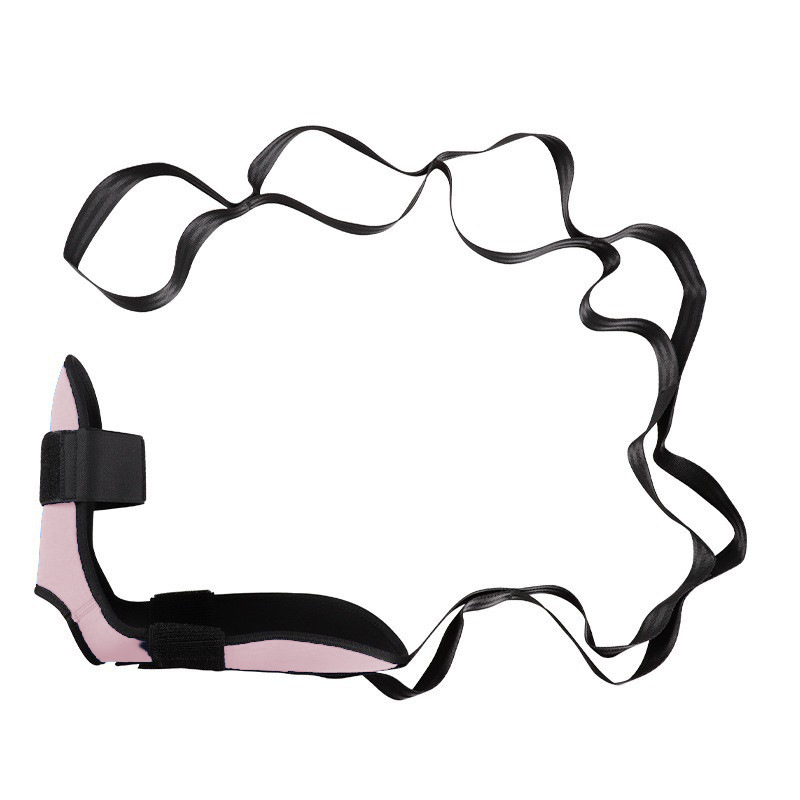 Cinturón de rehabilitación, cinturón para estiramiento de ligamentos, corrección de la articulación del tobillo, corrección del pie caído, cinturón de estiramiento para yoga, para accidentes cerebrovasculares y hemiplejia.