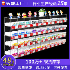 文具店ディスプレイラックカラーペンゲルペン収納ラック透明ペンホルダーアートブラシ収納ラックアクリルペンホルダー