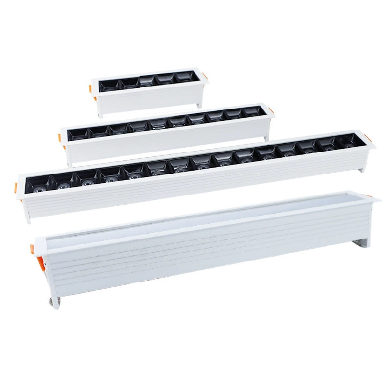 Built-in modern and minimalistic linear light, rectangular lamp, lights, wholesale