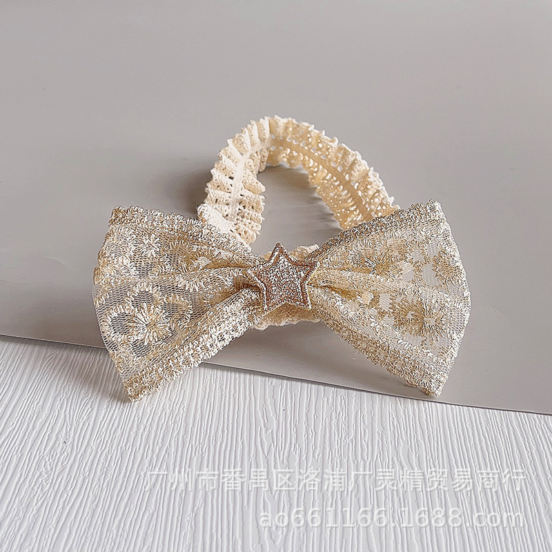 With bow, golden