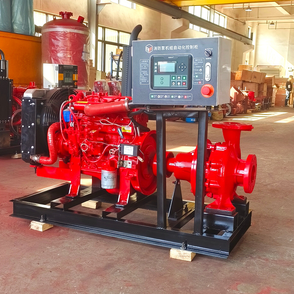 欧泉xbc 柴油机水泵大流量高扬程消防泵组厂家立式多级消防栓喷淋