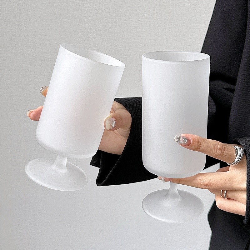 고급 매트 질감 스트레이트 글라스 분위기 와인 유리 음료 컵 칵테일 컵 주스 컵