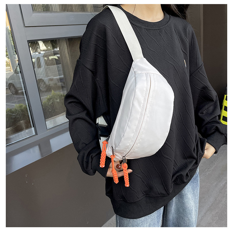 Women's Classic Style Color Block Oxford Cloth Waist Bags display picture 3