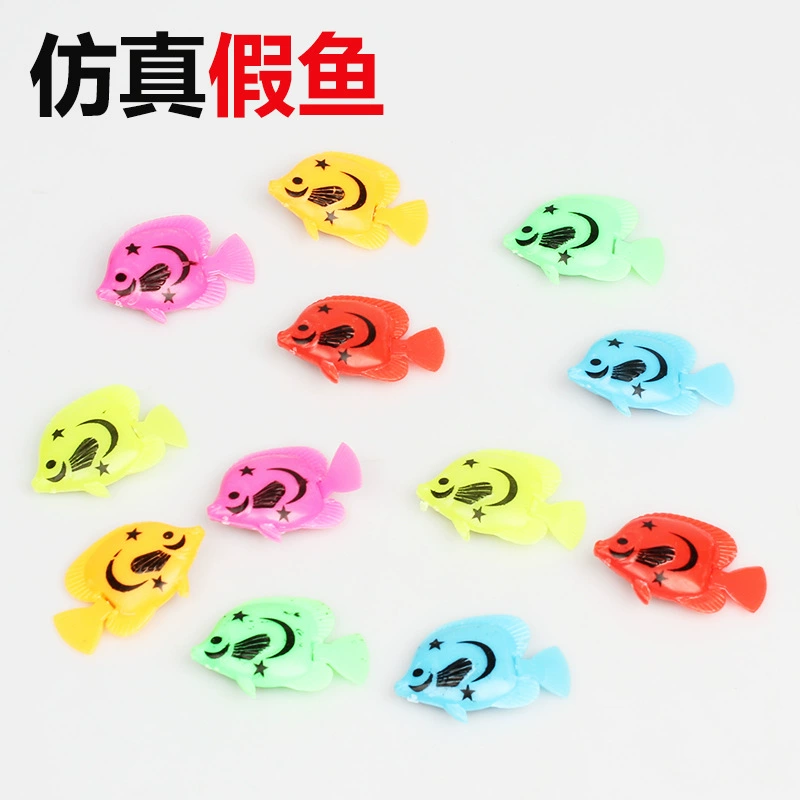 Декоративные элементы для аквариума: плавающие пластиковые искусственные рыбки, украшения для аквариума, игрушки для детского бассейна