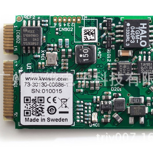汽车刷写卡CAN总线分析仪CAN测试KvaserPCIEcan卡板汽车诊断设备