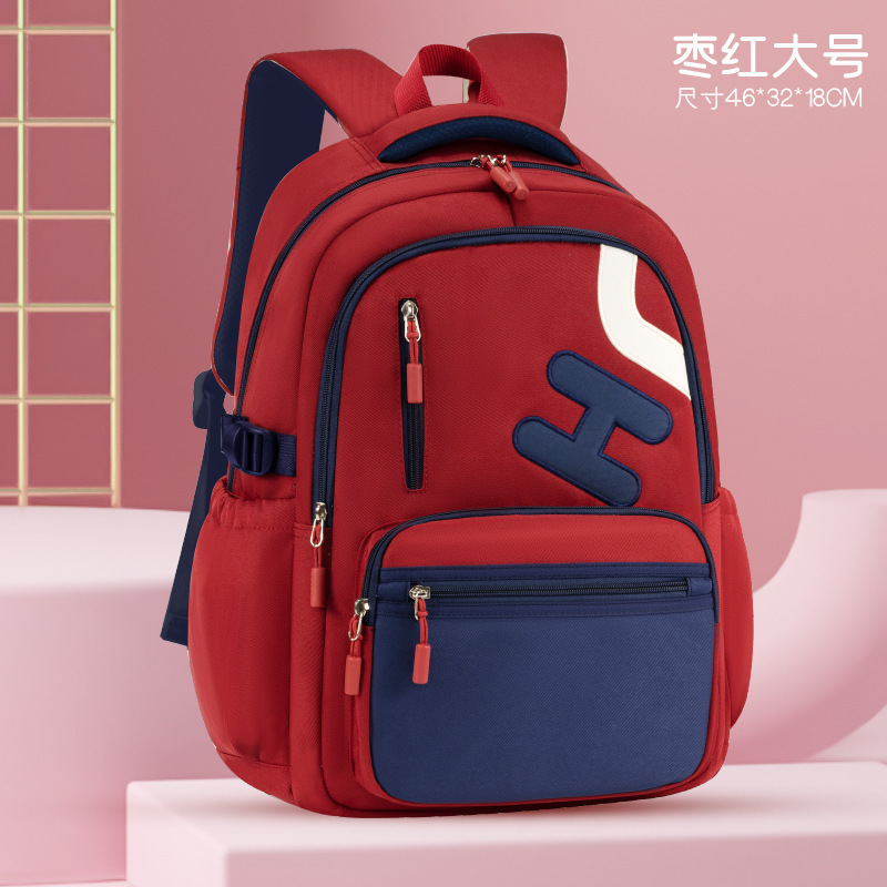 2025 nueva mochila escolar para niños 3 - 6 - 9 grados mochila para hombres y mujeres mochila de hombro de gran capacidad