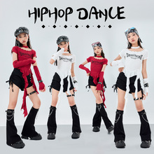 街舞儿童潮服儿童套装少儿嘻哈表演服节目hiphop六一女童演出服装