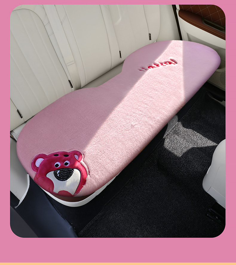 Car Supplies Winter Plush Car Seat Cushion Car Interior Accessories High-End Decoration Cute Cartoon Car Seat Cover