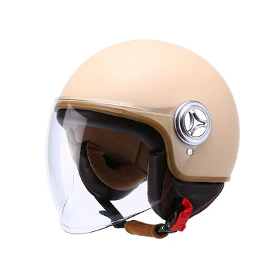 New national standard electric: Motosiklet kaskı (dəbilqə) - milky-white-adult-style