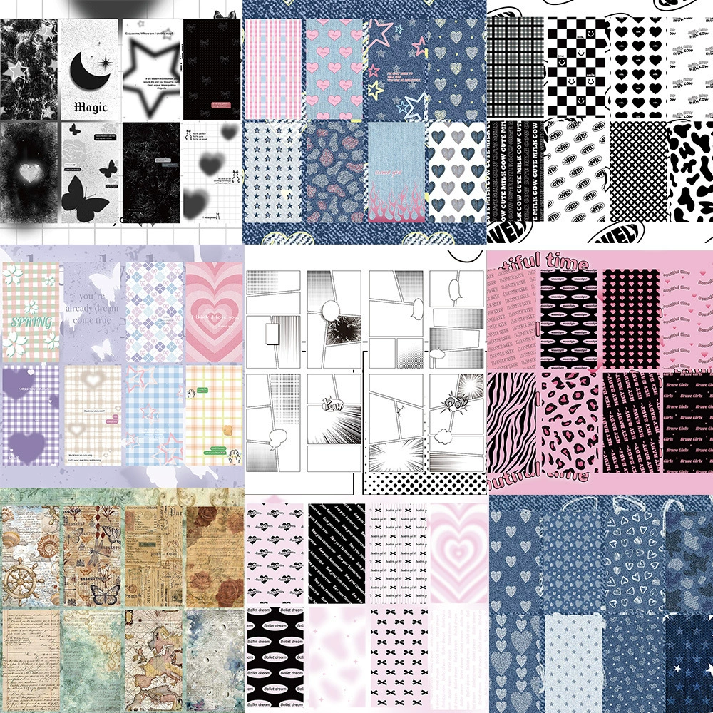 [Коллекция] 8 мобильных телефонов задняя карта нижняя наклейка липкая водонепроницаемая ручная запись