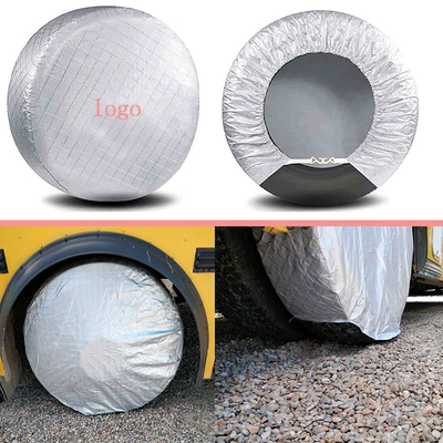 Cross-border RV Tire Cover Camper Tire Protection Cover Car SUV Tire Protection Cover Waterproof and Sunscreen 4-piece Set