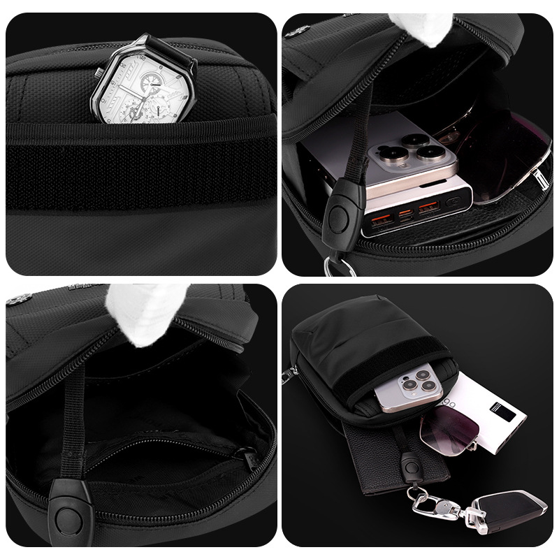 WEPOWER nuevo tipo de bolsa de hombro de marca de moda para hombres simple de viaje versátil mochila de viaje casual pequeño mochila