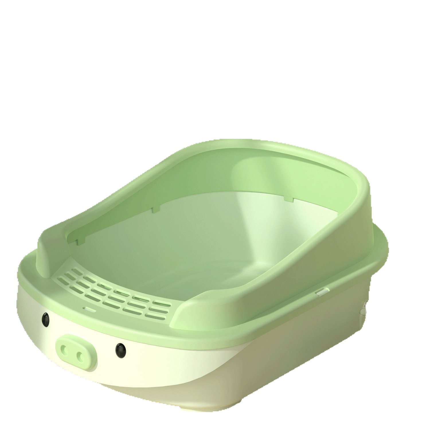 La caja de arena para gatos evita salpicaduras externas, gatitos rectangulares, juegos completos, gatitos abiertos, artículos especiales para mascotas