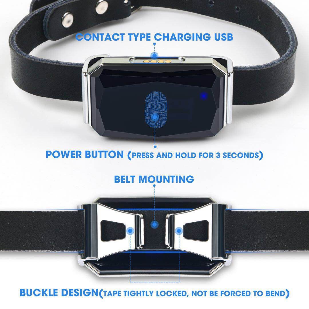 G12 New Gemstone Ip67 Waterproof Pet Gps Locator Dog Cat Cattle Sheep Hunting Dog Tracking Anti-Lost