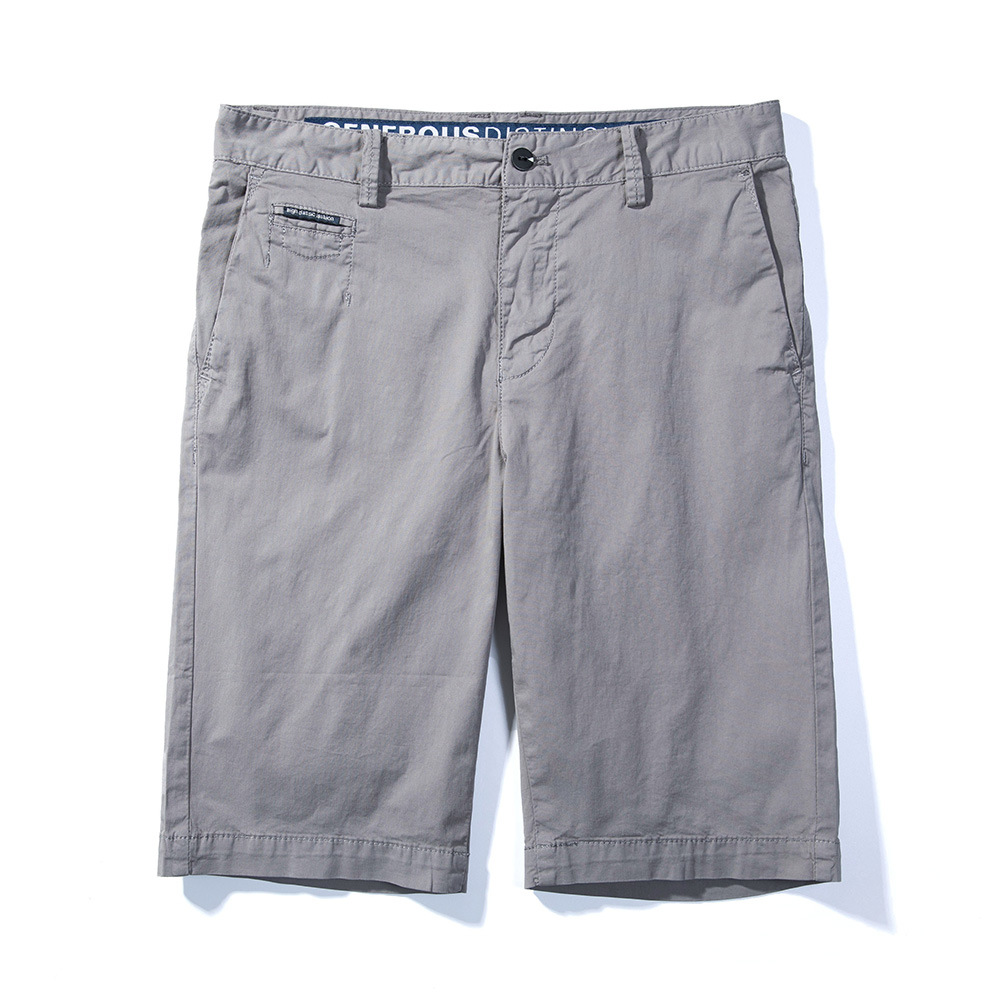 Summer Thin Casual Shorts Men's Cotton Loose Straight Pants Capri Pants Pure Cotton Light Business Pants Men's