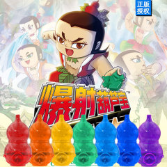 正版葫蘆兄弟爆射葫蘆寶玩具勁爆葫蘆王變形彈射公仔套裝射擊玩法