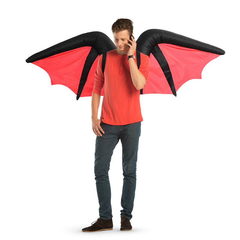 Amazon explosión impresa inflatable T-Rex disfraz Halloween multicolor T-Rex disfraz de fiesta disfraz de muñeca