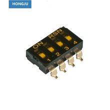 DMR-04  ��Ƭ���뿪��2.54�ž�  4λ��Ĥ����  �ֻ�