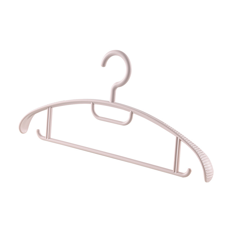 미끄럼 방지 와이드 숄더 옷걸이 핑크 10개입 (두껍고 넓은 타입) 88027