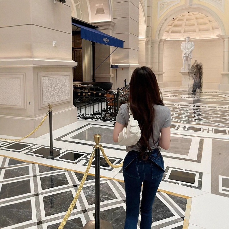 自带丰胯垫牛仔裤女2025秋季手工立体蝴蝶结高弹性与贴合度牛仔裤|undefined